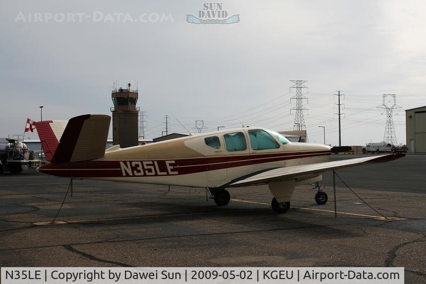 N35LE, 1955 Beech F35 Bonanza C/N D-4371, kgeu