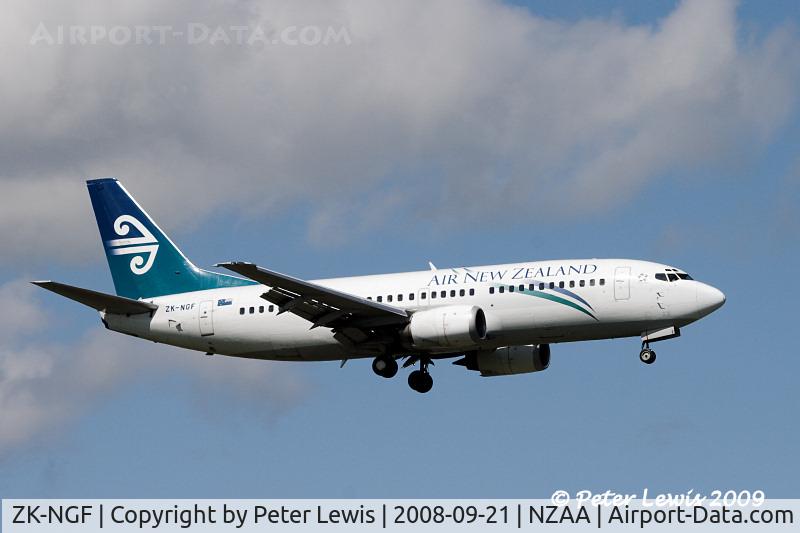 ZK-NGF, 1998 Boeing 737-3U3 C/N 28734, Air New Zealand Ltd., Auckland