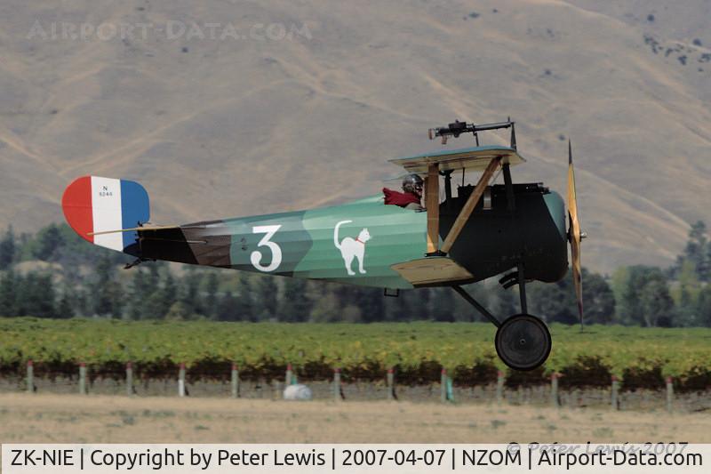 ZK-NIE, Nieuport 24bis Replica C/N PM7668, WWI Flying Company Ltd., Wellington