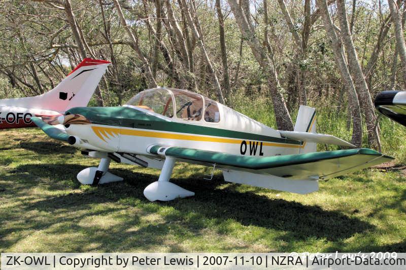 ZK-OWL, Jodel D-18 C/N 066, M A Tunnicliffe, Katikati