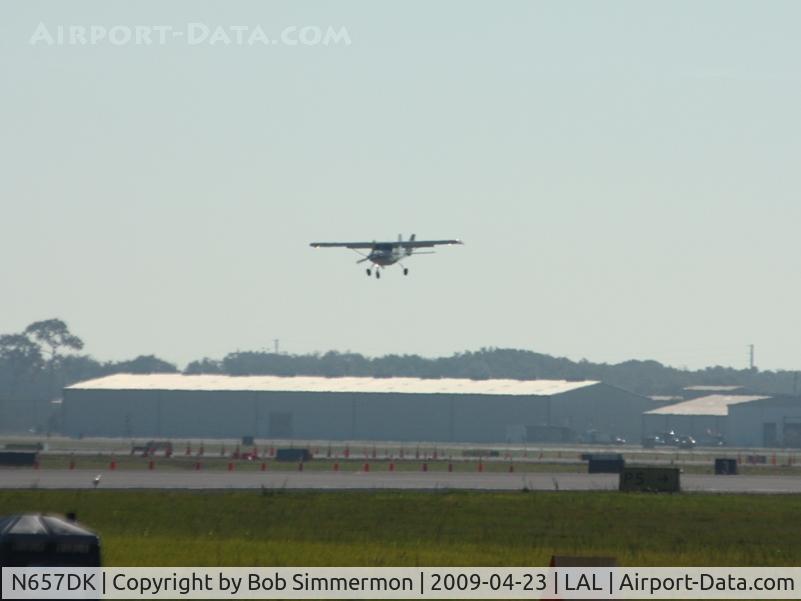 N657DK, 1999 Aerocomp Comp Air 10 C/N 038, Arriving at Sun N Fun '09 - Lakeland, Florida