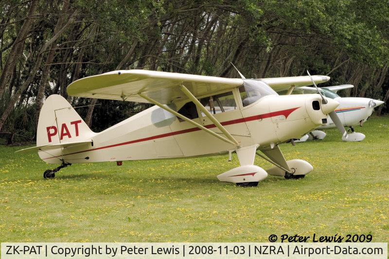 ZK-PAT, Piper PA-22-150(TD) Tri-Pacer C/N 22-4940, Ardmore Taildraggers Inc., Ardmore