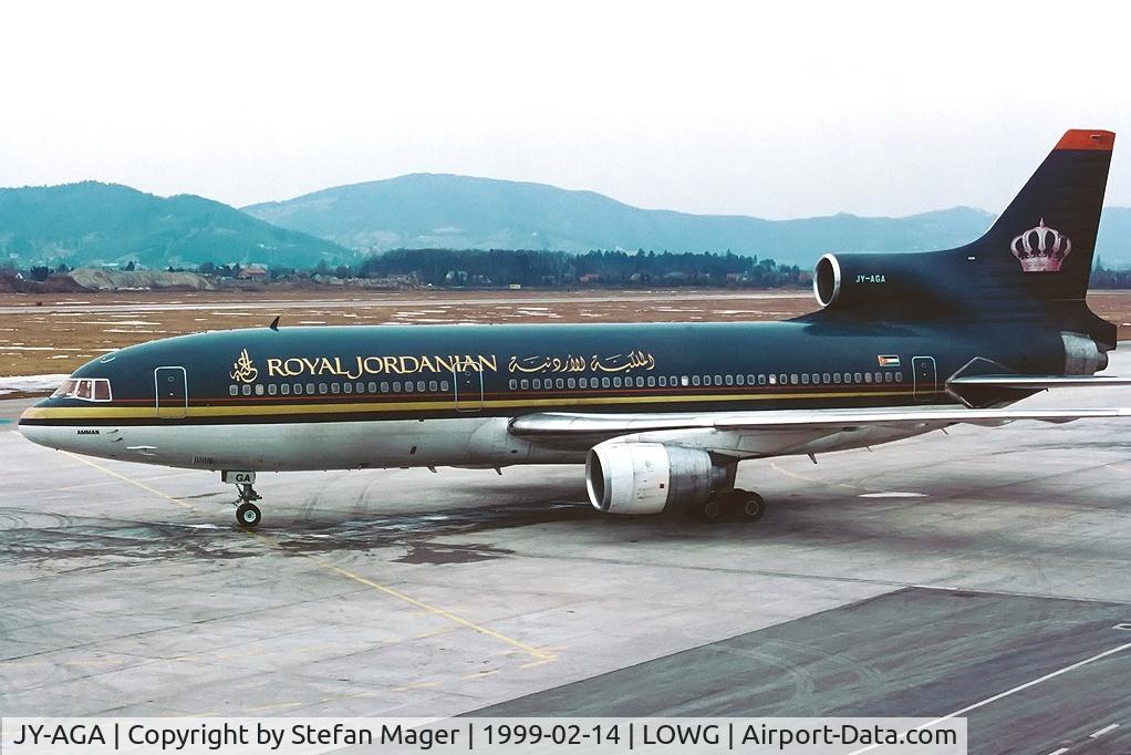 JY-AGA, 1981 Lockheed L-1011-385-3 TriStar 500 C/N 293A-1217, Royal Jordanian Tristar