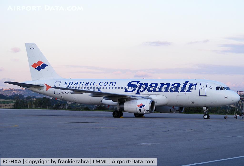 EC-HXA, 2001 Airbus A320-232 C/N 1497, Spanair