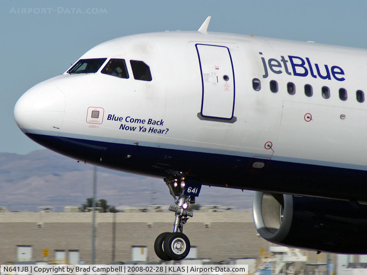 N641JB, 2006 Airbus A320-232 C/N 2848, jetBlue Airways - 'Blue Come Back Now Hear' / 2006 Airbus A320-232