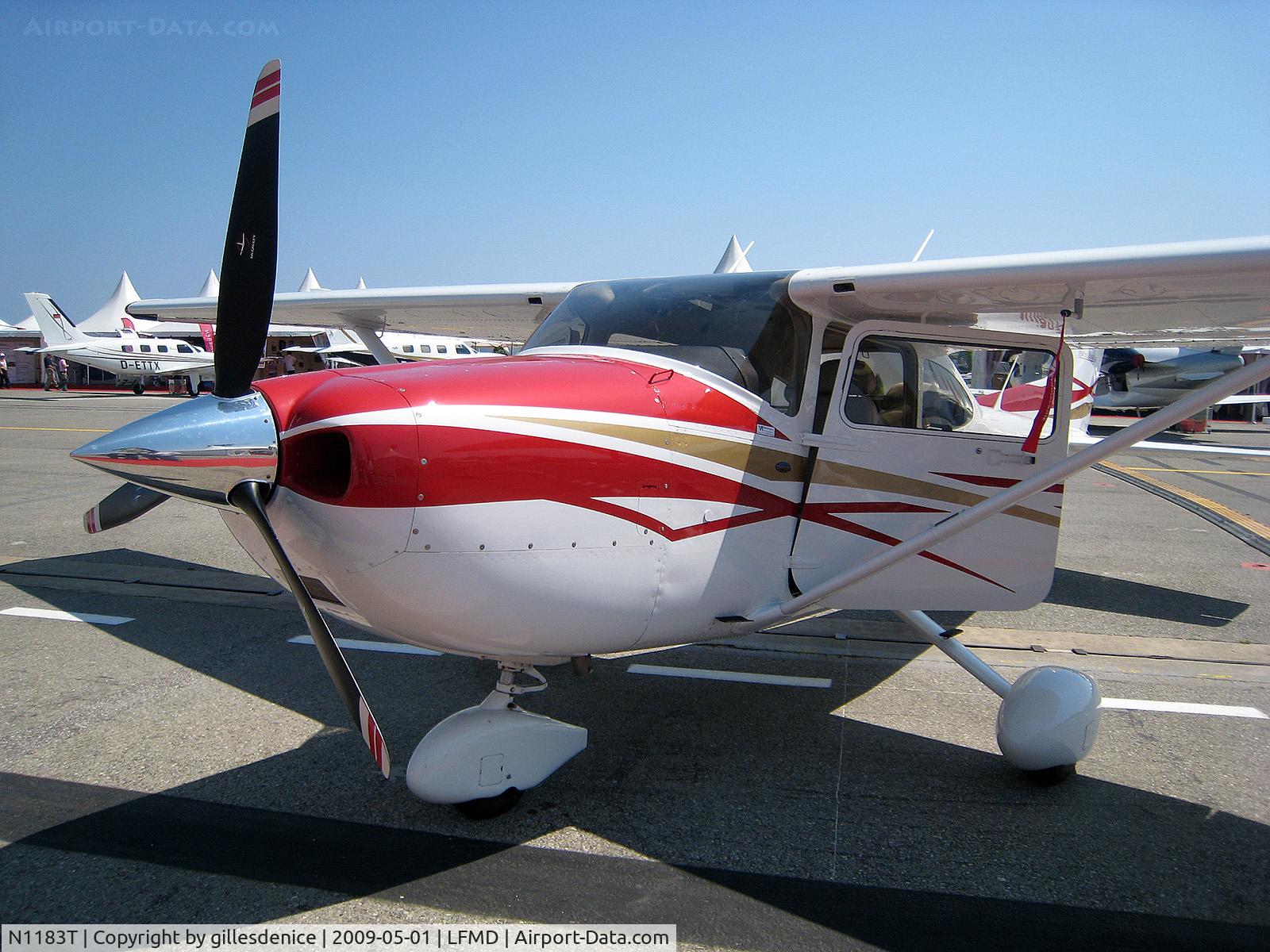N1183T, 2007 Cessna 182T Skylane C/N 18281912, Eur-Avia Cannes 2009 Expo.