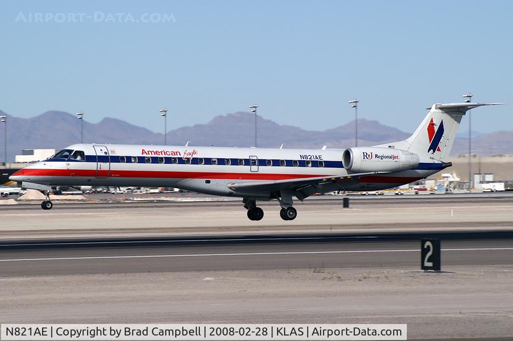 N821AE, 2002 Embraer ERJ-140LR (EMB-135KL) C/N 145577, American Eagle / 2002 Embraer EMB-135KL