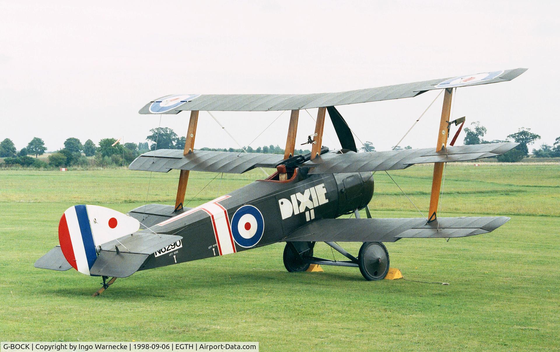 G-BOCK, 1980 Sopwith Triplane Replica C/N NAW-1, Sopwith Triplane Replica of the Shuttleworth Collection at the 1998 Shuttleworth Pageant