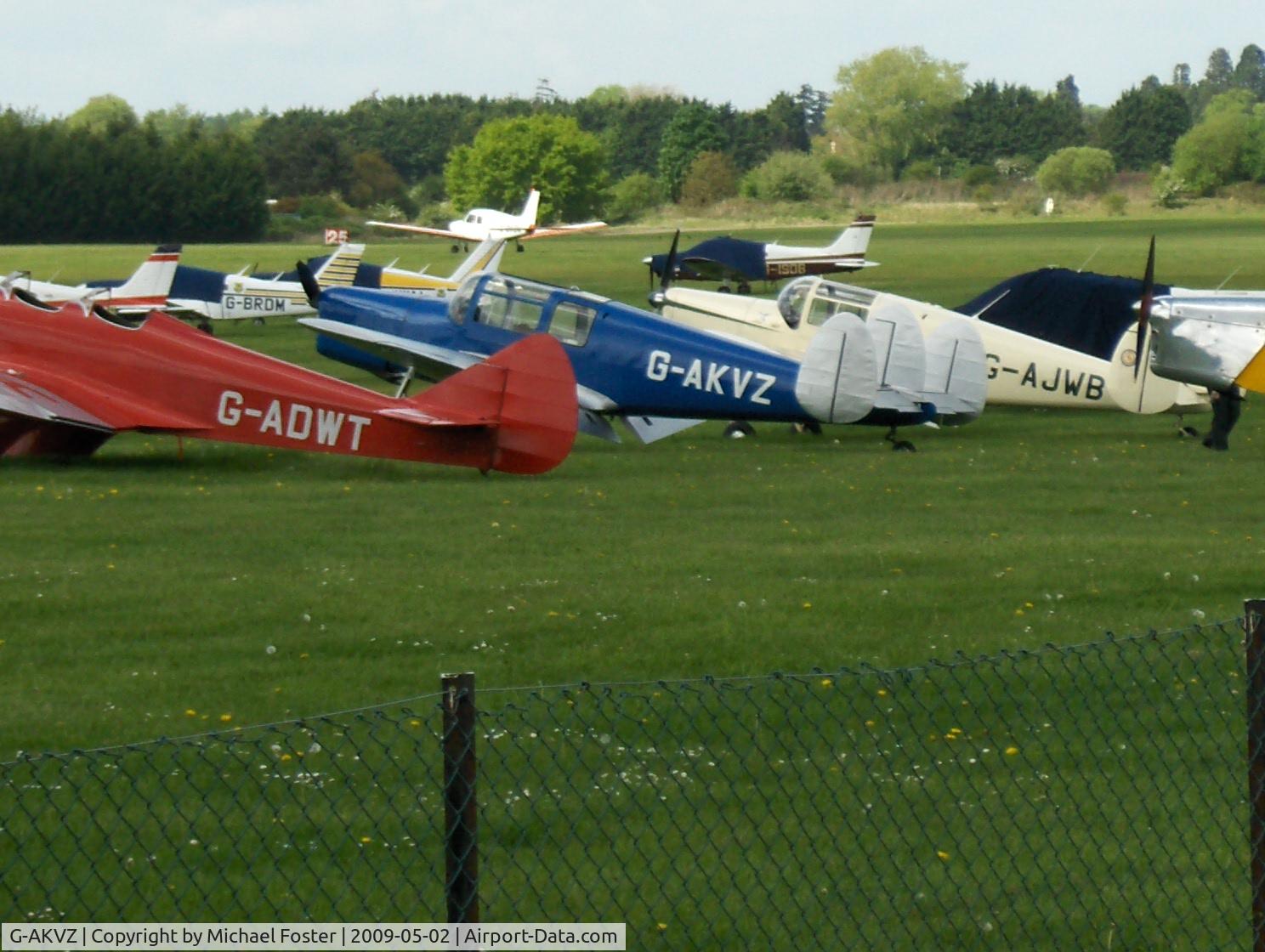G-AKVZ, 1945 Miles M38 Messenger 4B C/N 6352, At White Waltham with other Miles aircraft