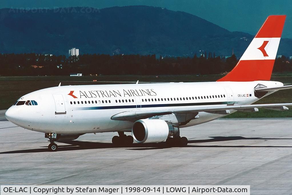 OE-LAC, 1991 Airbus A310-324 C/N 568, Austrian A310-324