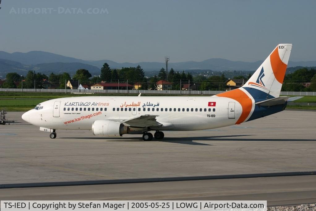 TS-IED, 1991 Boeing 737-33A C/N 25032, Karthago B.737-300