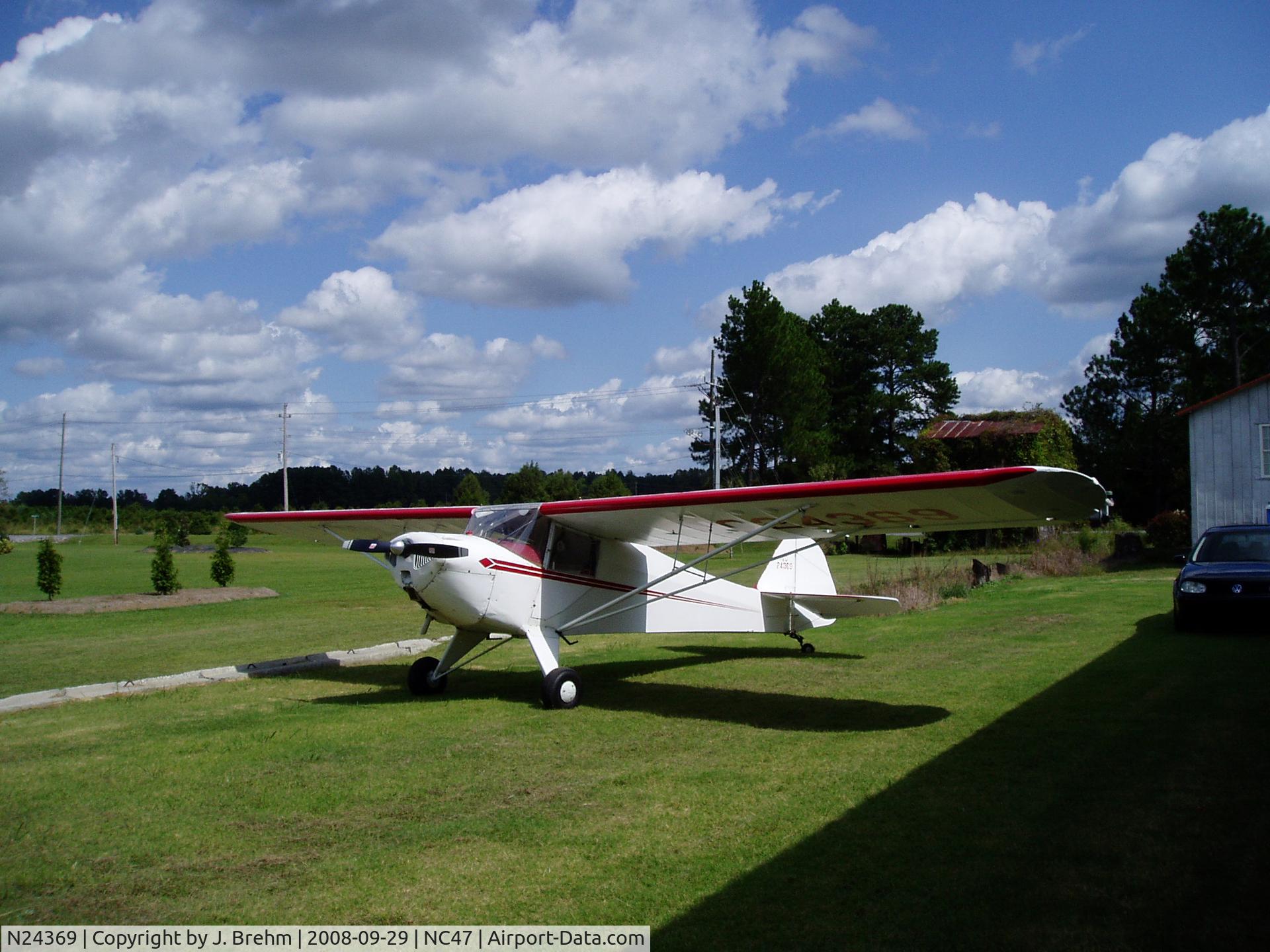N24369, 1940 Taylorcraft BL-65 (L-2F) C/N 1705, BL-65 re-engined with Continental A65-8.
