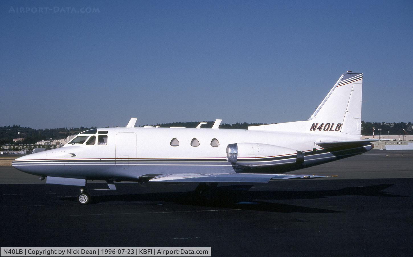 N40LB, 1965 North American NA-265-40 Sabreliner C/N 282-36, KBFI