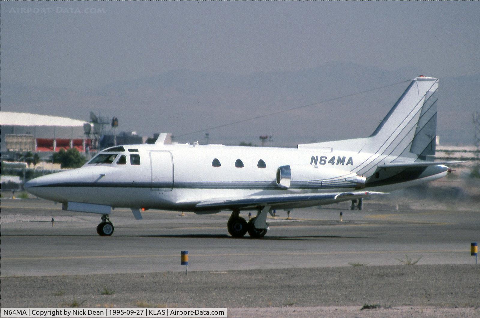 N64MA, 1965 North American NA-265-40 Sabreliner C/N 282-44, KLAS
