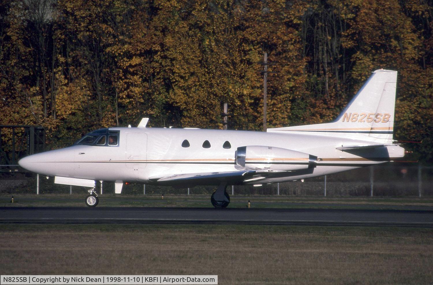 N825SB, 1968 North American NA-265-40 Sabreliner C/N 282-92, KBFI