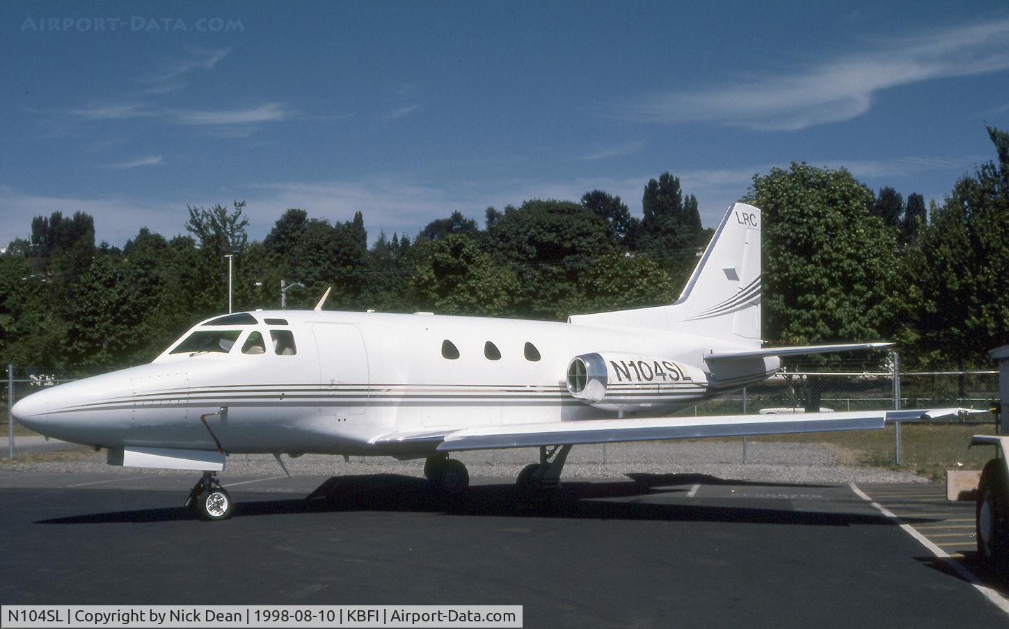 N104SL, 1972 North American NA-265-40 Sabreliner C/N 282-104, KBFI