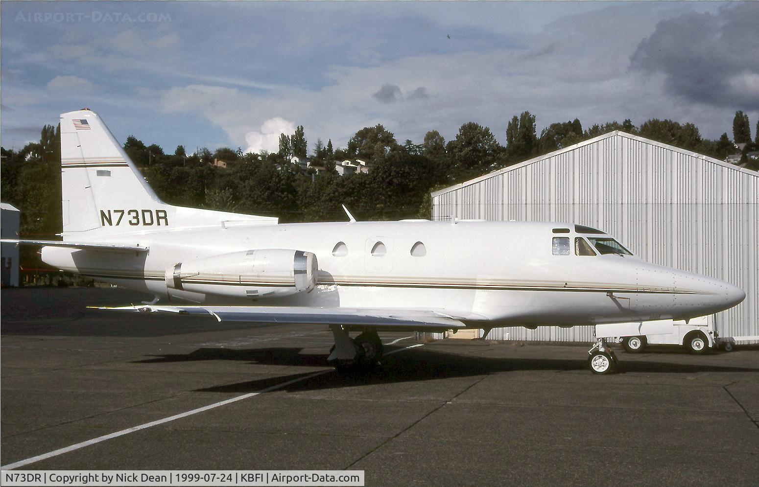 N73DR, 1973 North American NA-265-40 Sabreliner C/N 282-120, KBFI