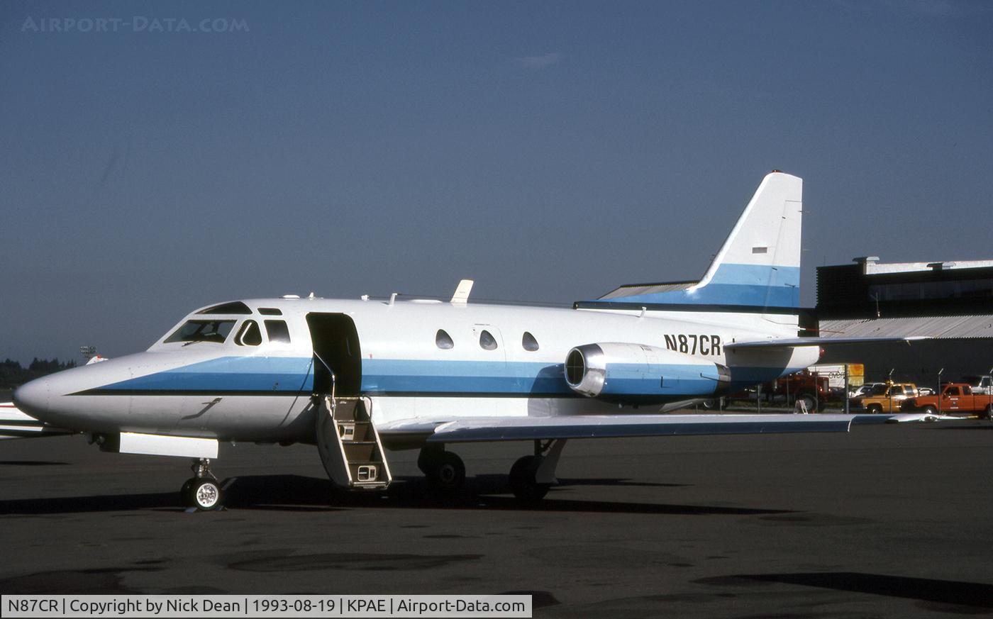 N87CR, 1974 North American NA-265-40 Sabreliner C/N 282-137, KPAE