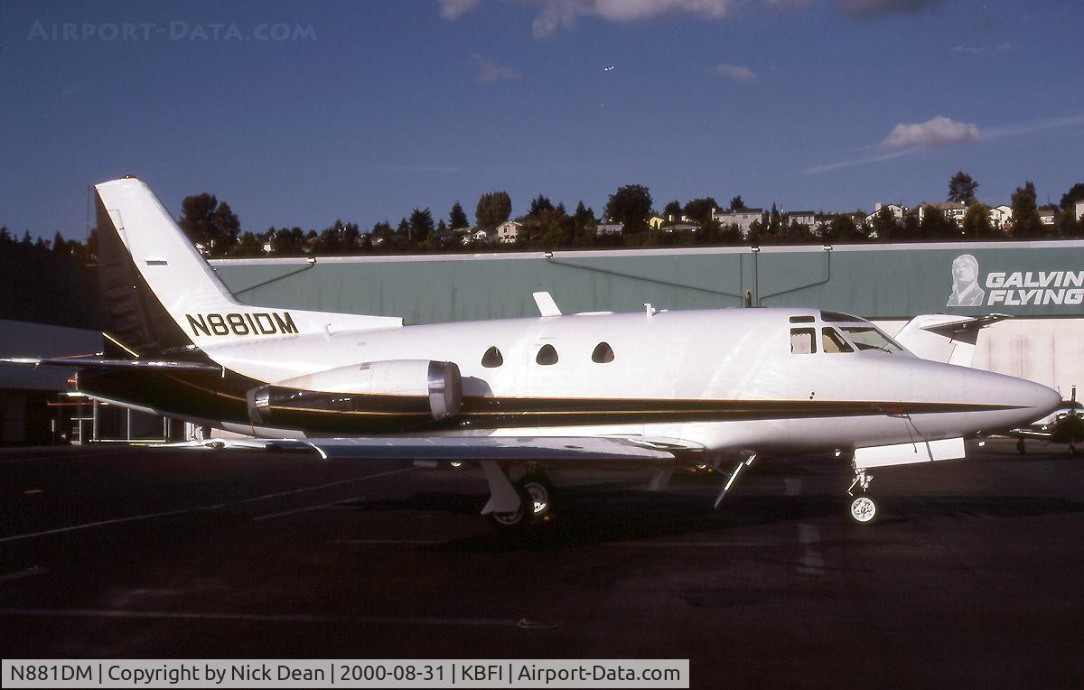 N881DM, 1974 North American NA-265-40 Sabreliner C/N 282-137, KBFI