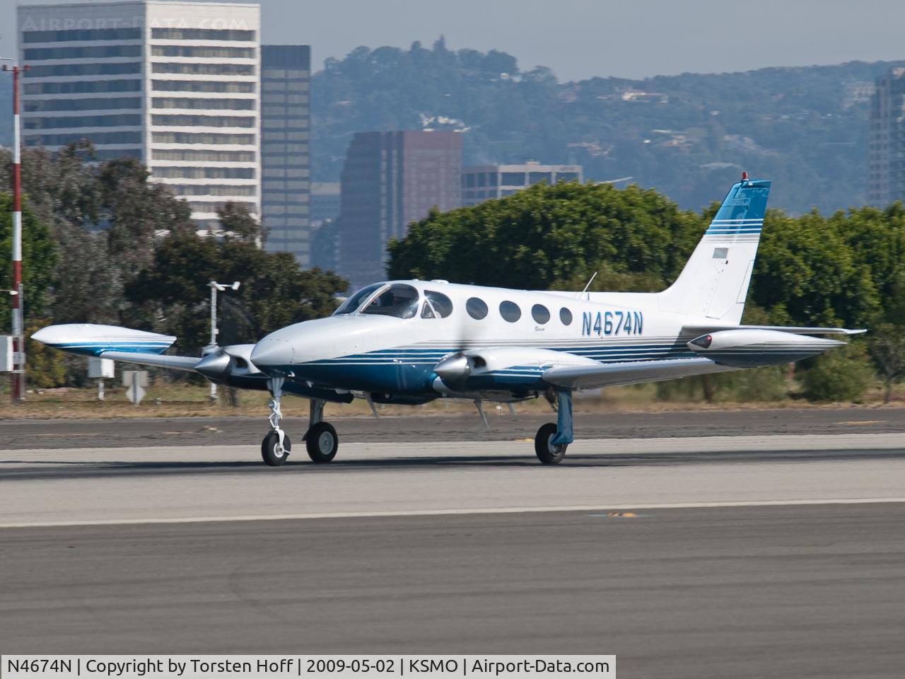 N4674N, 1980 Cessna 340A C/N 340A1023, N4674N departing from RWY 21