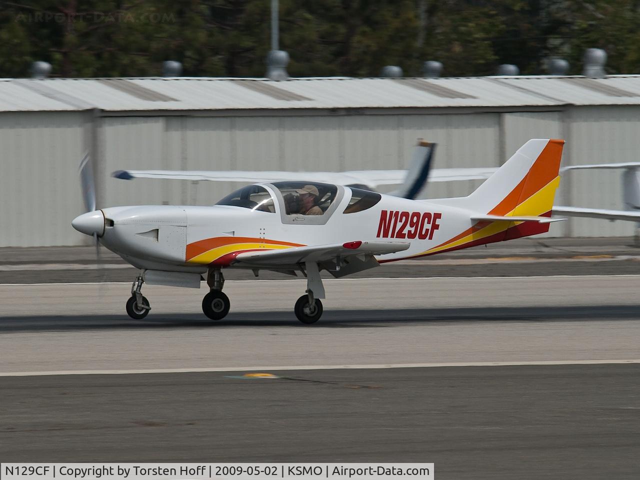 N129CF, 2008 Stoddard-Hamilton Glasair Super IIG C/N 2270, N129CF arriving on RWY 21
