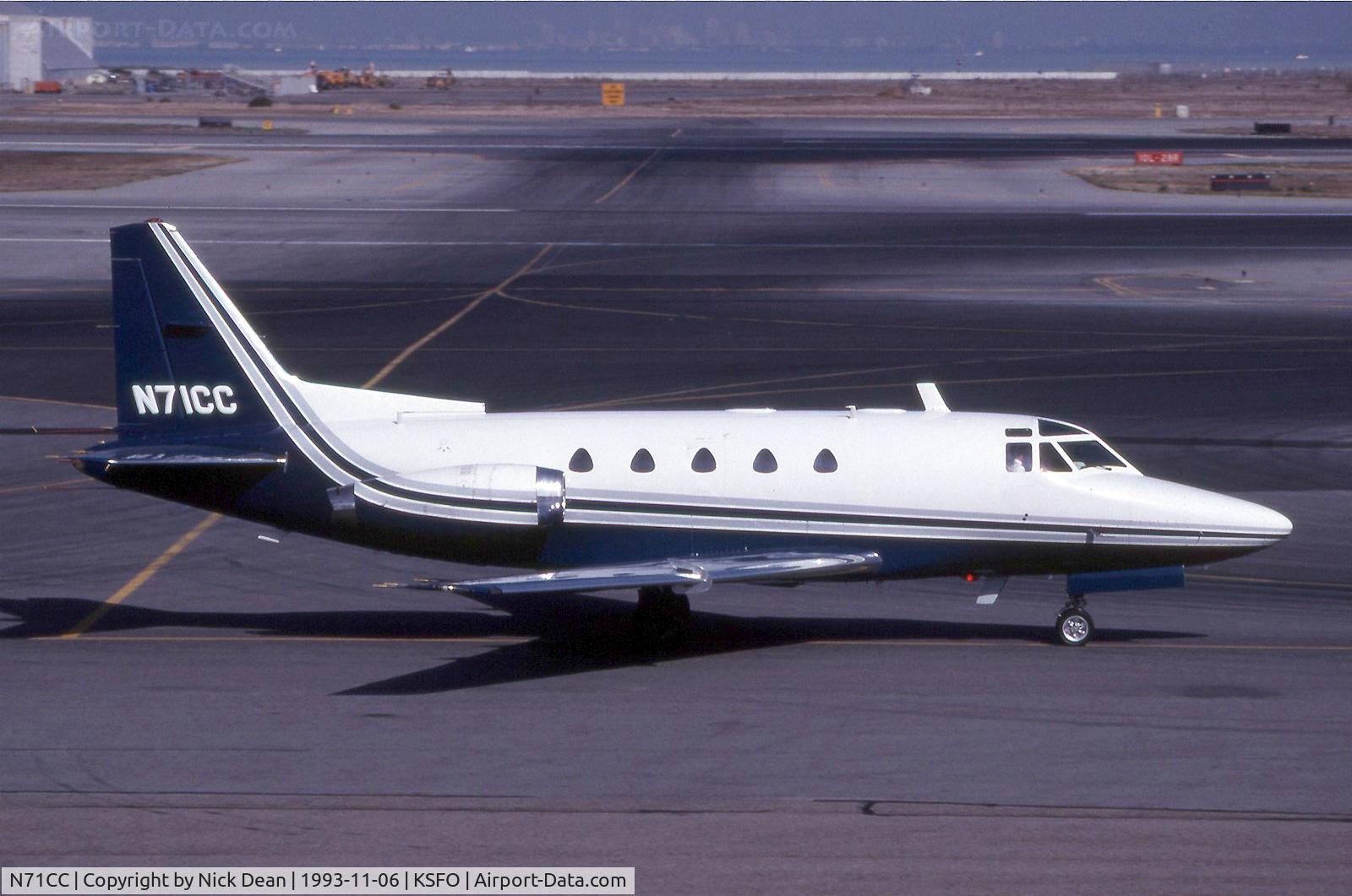 N71CC, 1973 North American NA-265-60 Sabreliner C/N 306-71, KSFO
