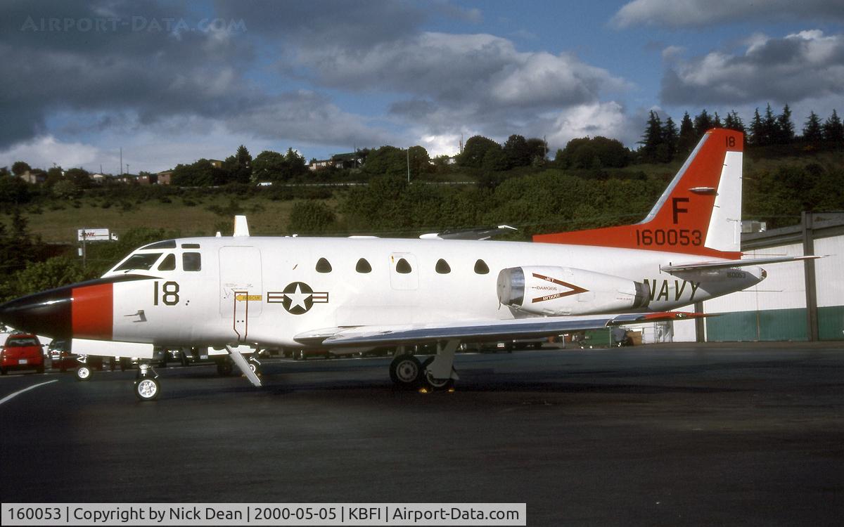 160053, North American Rockwell CT-39G (N-265) Sabreliner C/N 306-104, KBFI