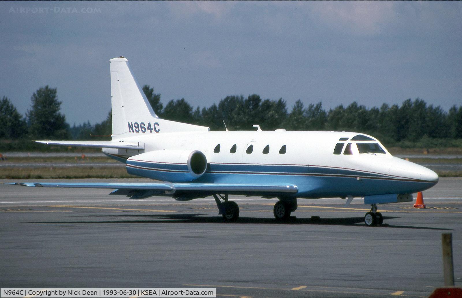 N964C, 1981 Rockwell International NA-265-65 Sabreliner 65 C/N 465-66, KSEA