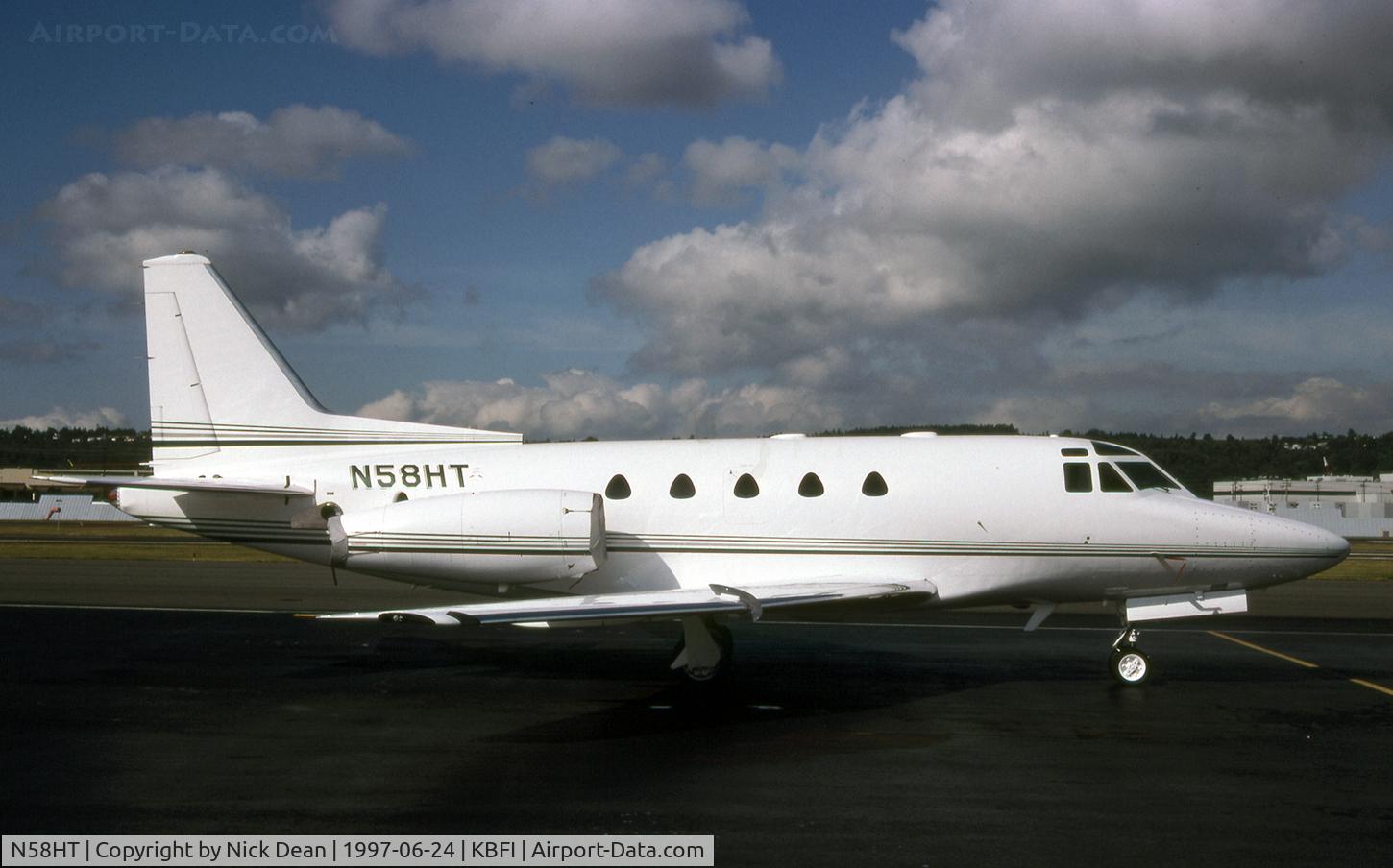 N58HT, 1981 Rockwell International NA-265-65 Sabreliner 65 C/N 465-70, KBFI
