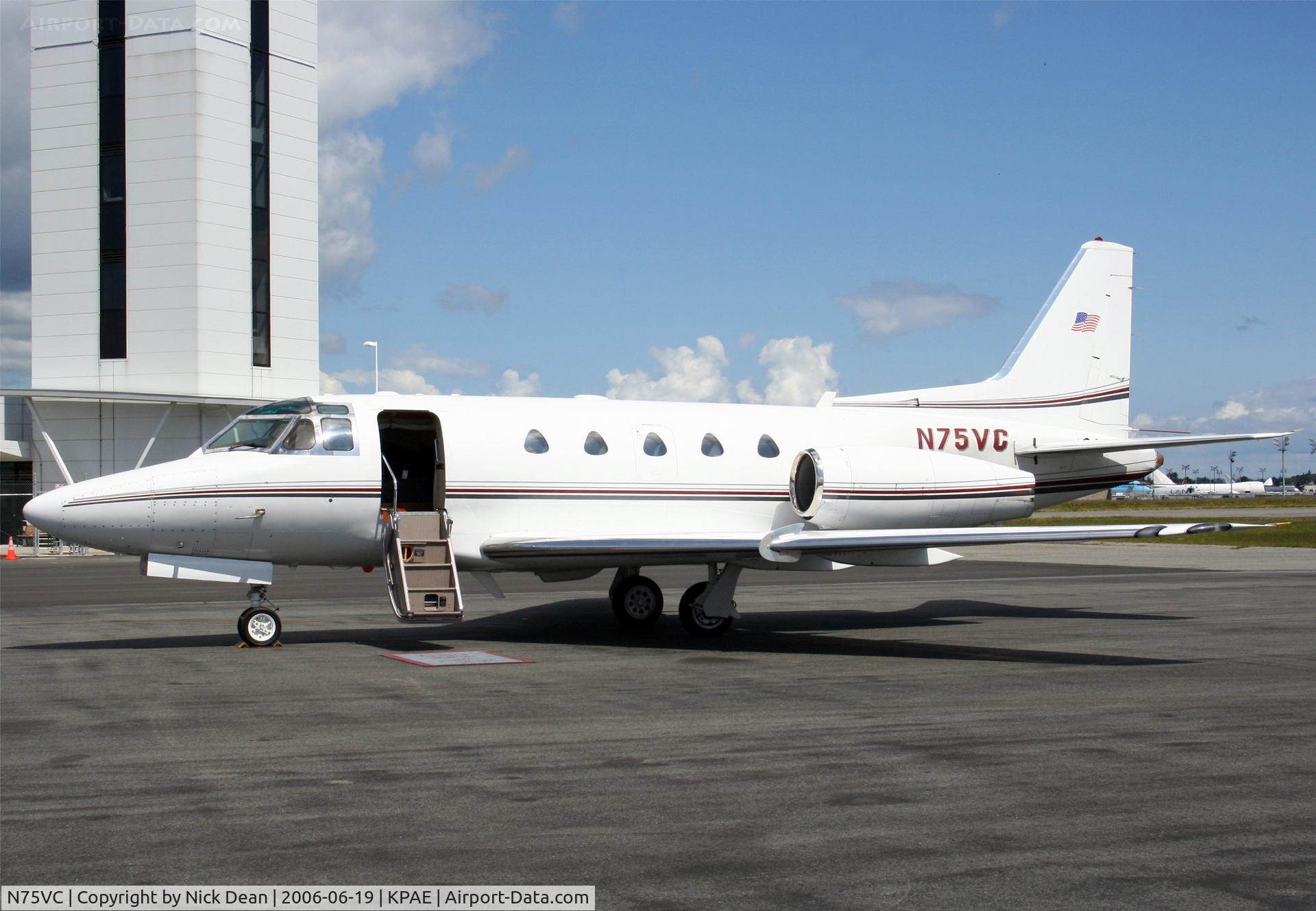 N75VC, 1981 Rockwell International NA-265-65 Sabreliner 65 C/N 465-71, KPAE