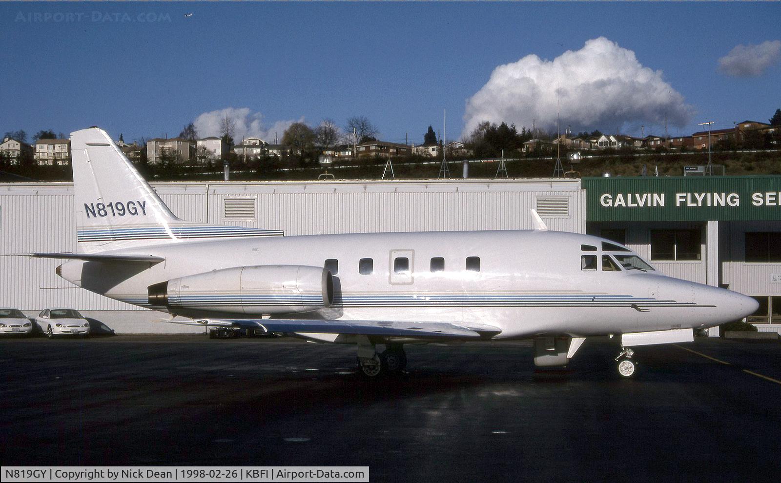 N819GY, Rockwell International NA-265-80 Sabreliner C/N 380-66, KBFI