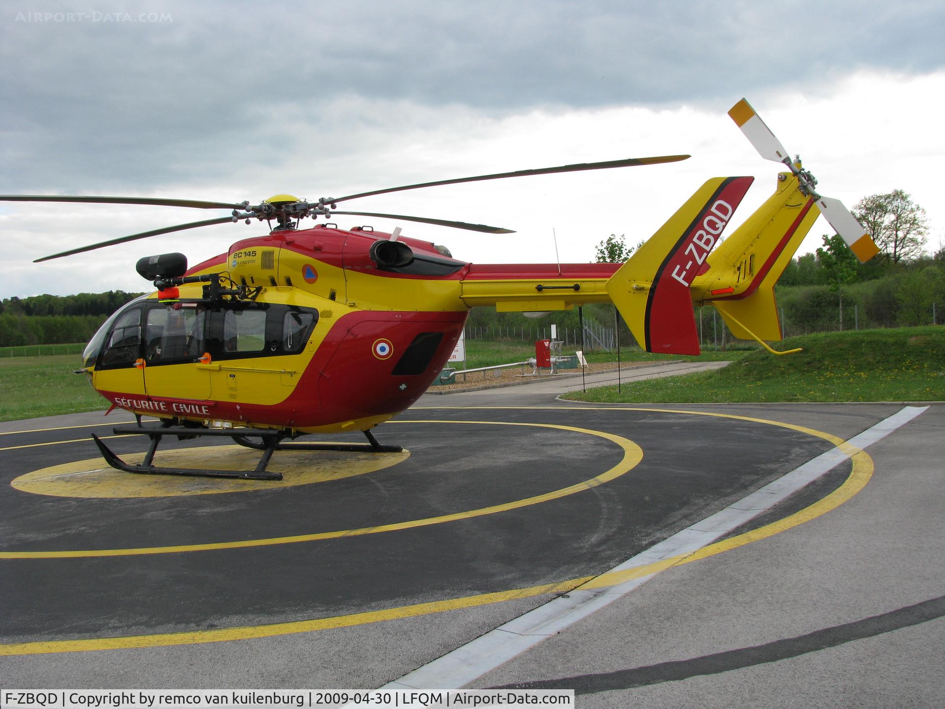 F-ZBQD, 2005 Eurocopter-Kawasaki EC-145 (BK-117C-2) C/N 9060, Securite Civile the whole year on duty