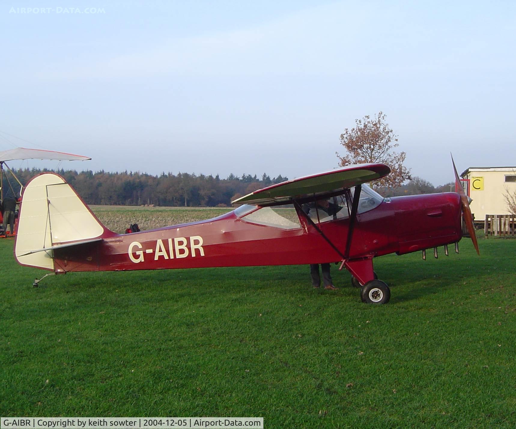 G-AIBR, 1946 Auster J-1N Alpha C/N 2151, Based at its Felthorpe airstrip in Norfolk