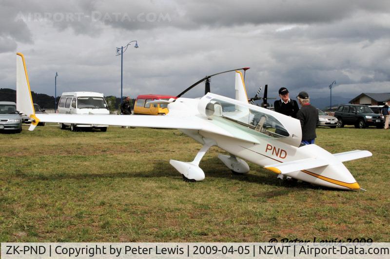 ZK-PND, Rutan VariEze C/N 695, D A Kilbourne, Waihi Beach