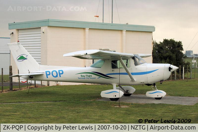 ZK-PQP, Cessna 152 II C/N 152-80448, Bay Flight International Ltd., Mt Maunganui