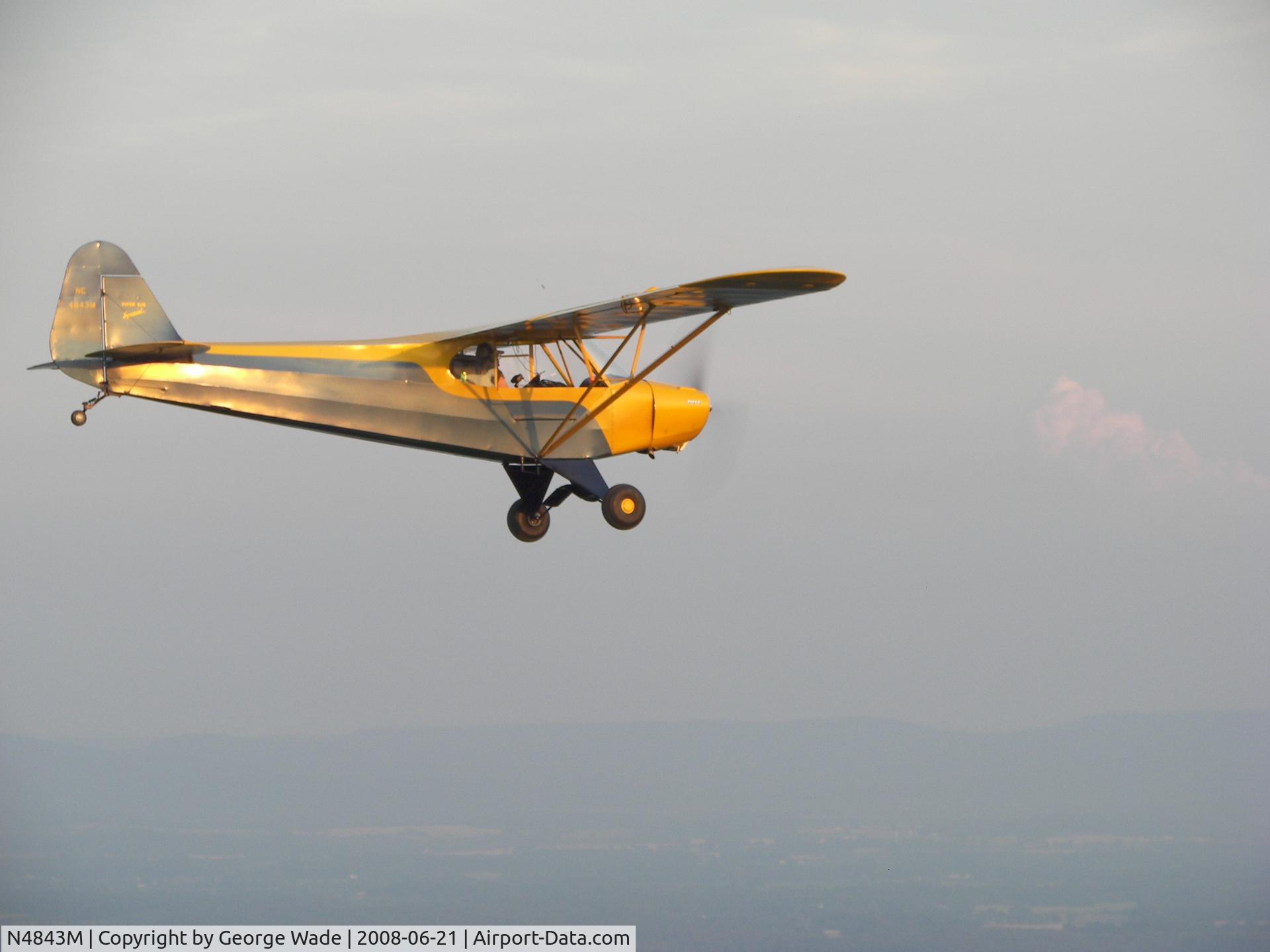 N4843M, 1947 Piper PA-11 Cub Special C/N 11-359, Sentimental Journey