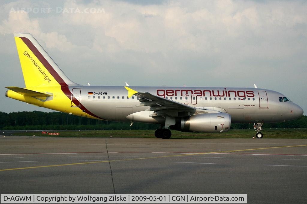 D-AGWM, 2009 Airbus A319-132 C/N 3839, visitor