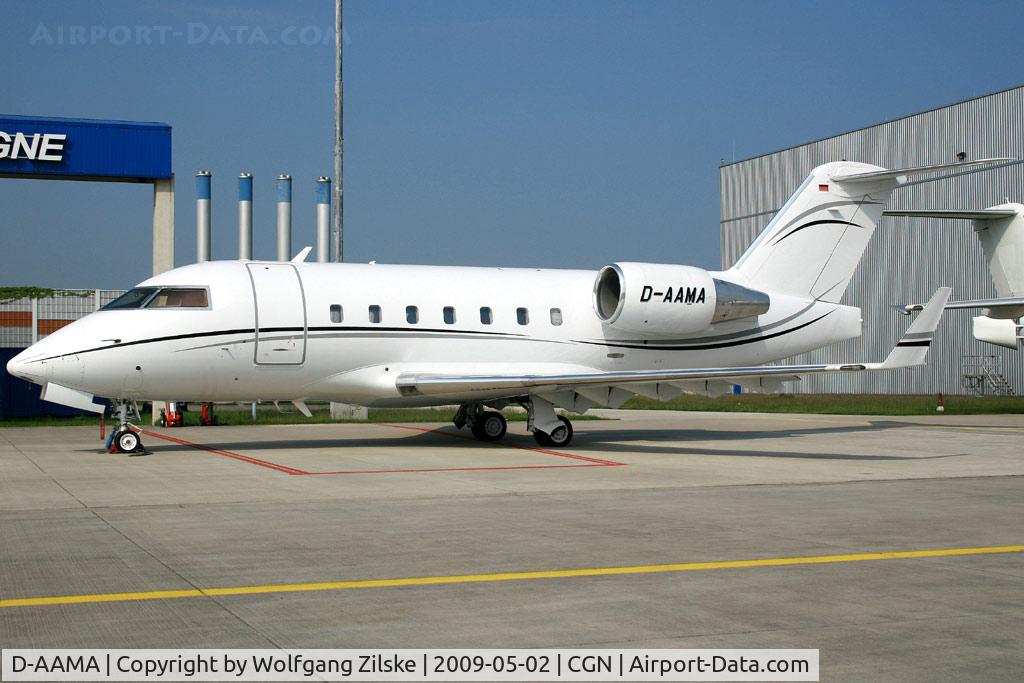 D-AAMA, 1988 Canadair Challenger 601-3A (CL-600-2B16) C/N 5023, visitor