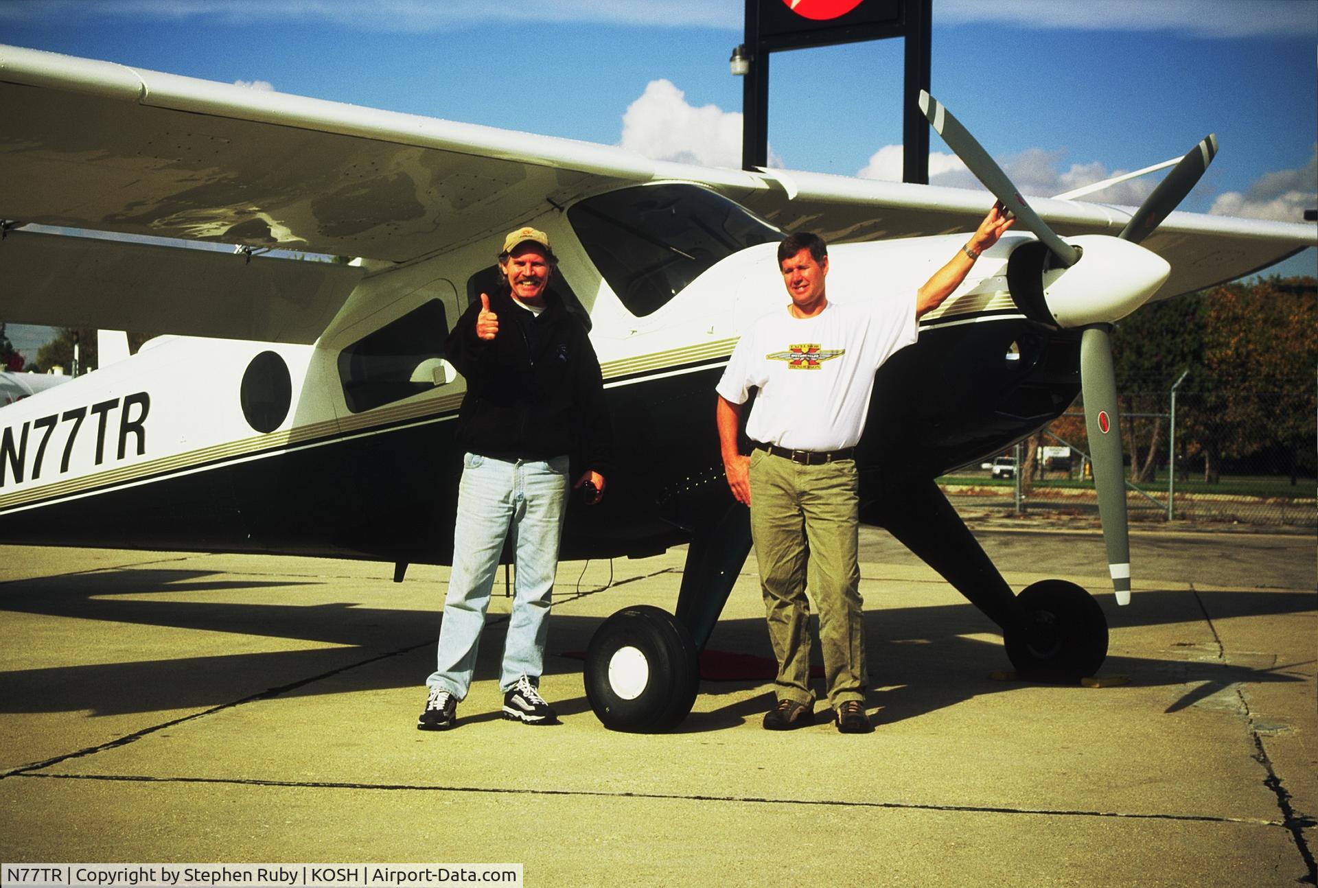 N77TR, 1965 Helio H-250 Courier C/N 2514, The owner and myself at Wittman Field