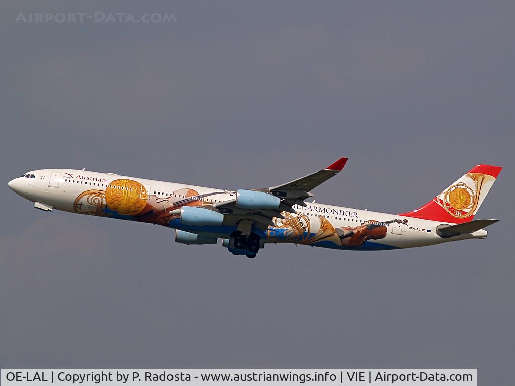 OE-LAL, 1999 Airbus A340-313 C/N 263, The good old days in Vienna ...