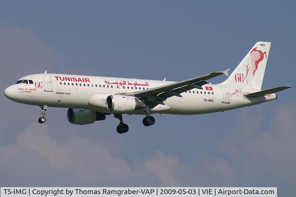 TS-IMG, 1992 Airbus A320-211 C/N 0390, Tunisair Airbus A320