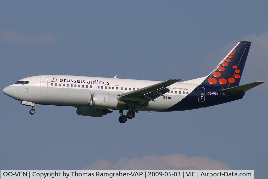 OO-VEN, 1998 Boeing 737-36N C/N 28586, Brussels Airlines Boeing 737-300