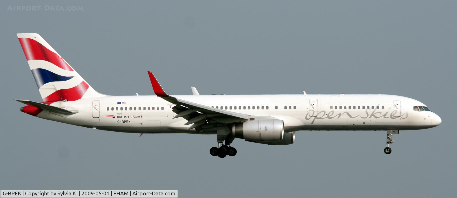 G-BPEK, 1995 Boeing 757-236 C/N 25808, British Airways