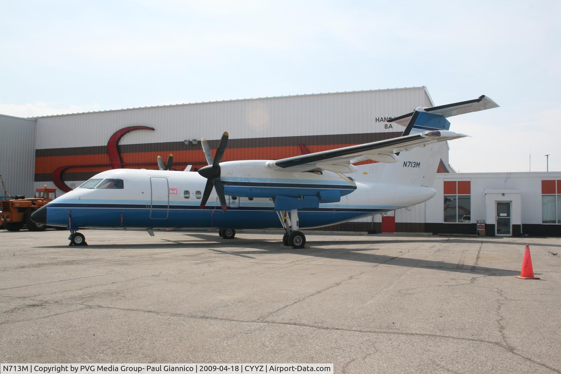N713M, 1986 De Havilland Canada DHC-8-102 Dash 8 C/N 030, US Department of Justice DHC-8-102 N713M cn030