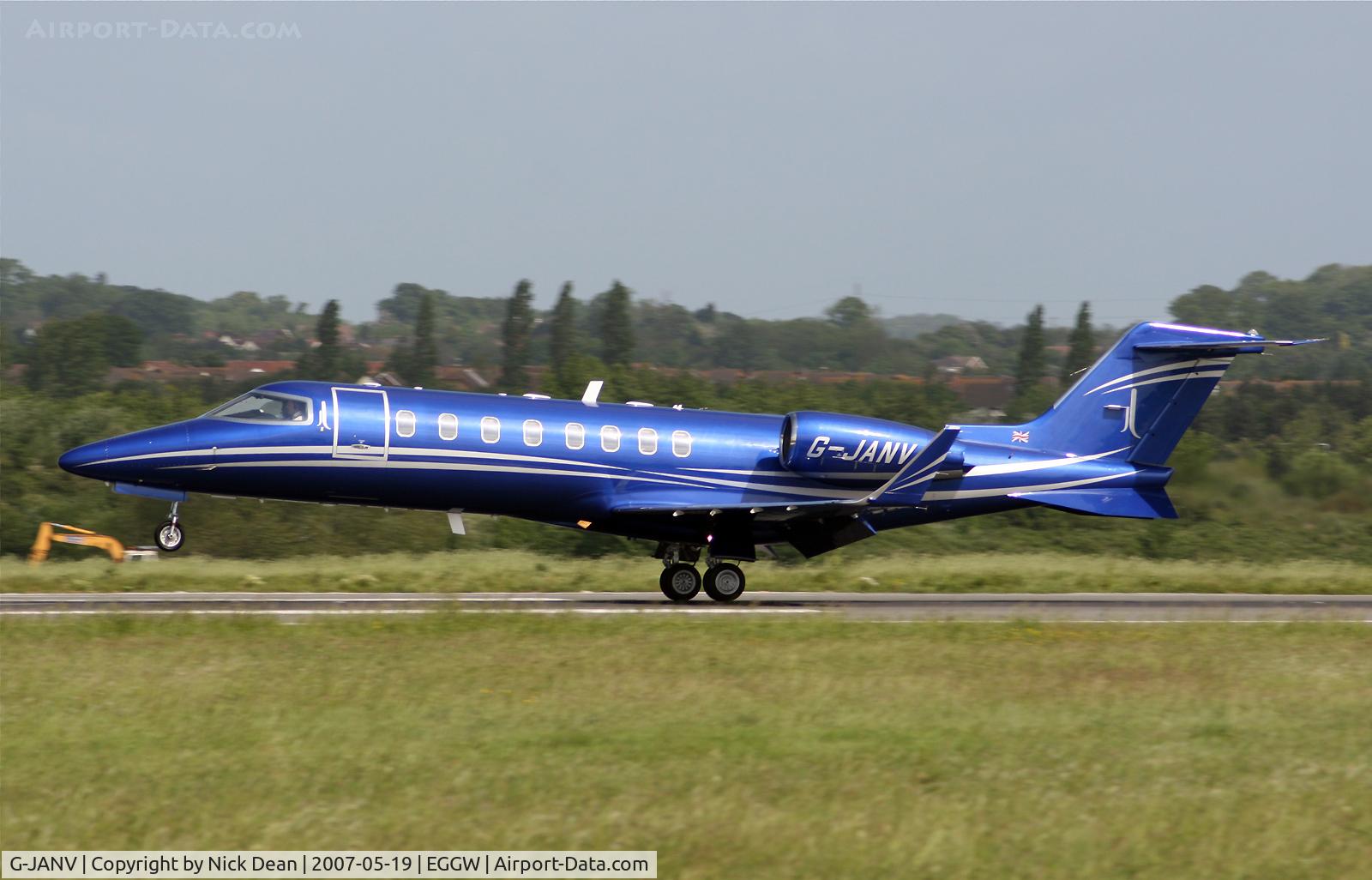 G-JANV, 2000 Learjet 45 C/N 45-124, EGGW