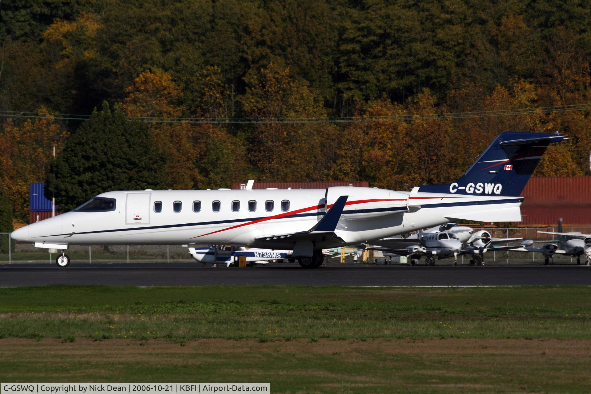 C-GSWQ, 1999 Learjet 45 C/N 022, KBFI