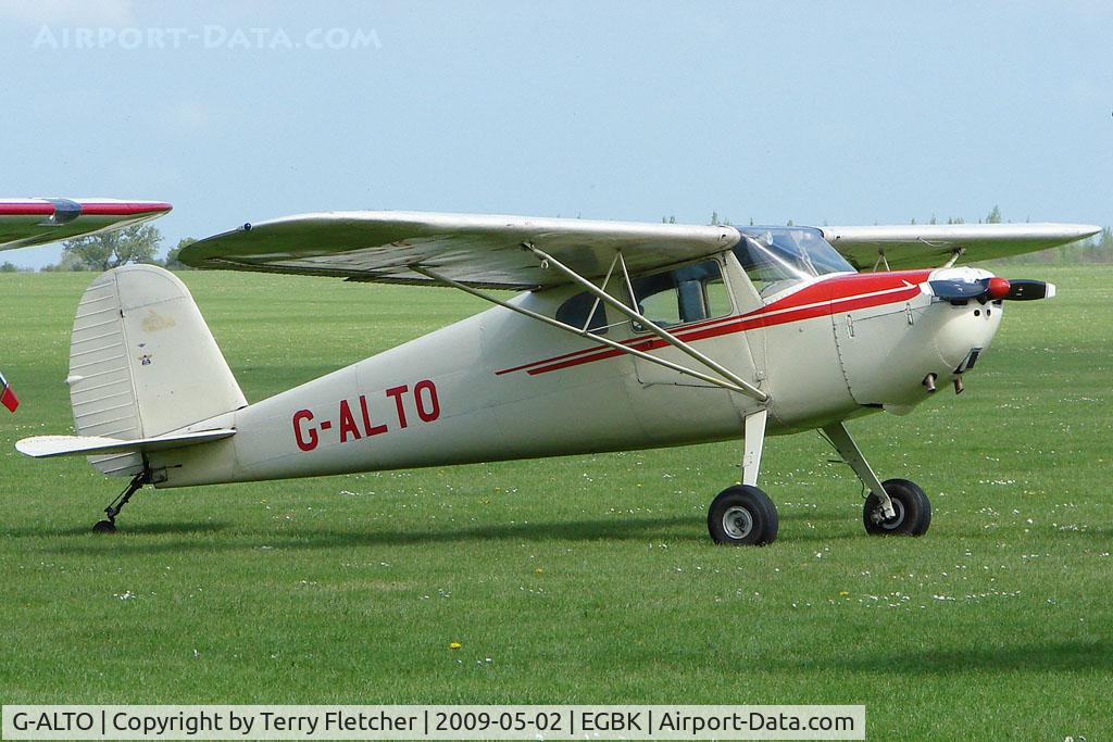 G-ALTO, 1948 Cessna 140 C/N 14253, 1948 Cessna 140 on the first day of the Luscombe and Cessna Historic Weekend Fly-in at Sywell UK