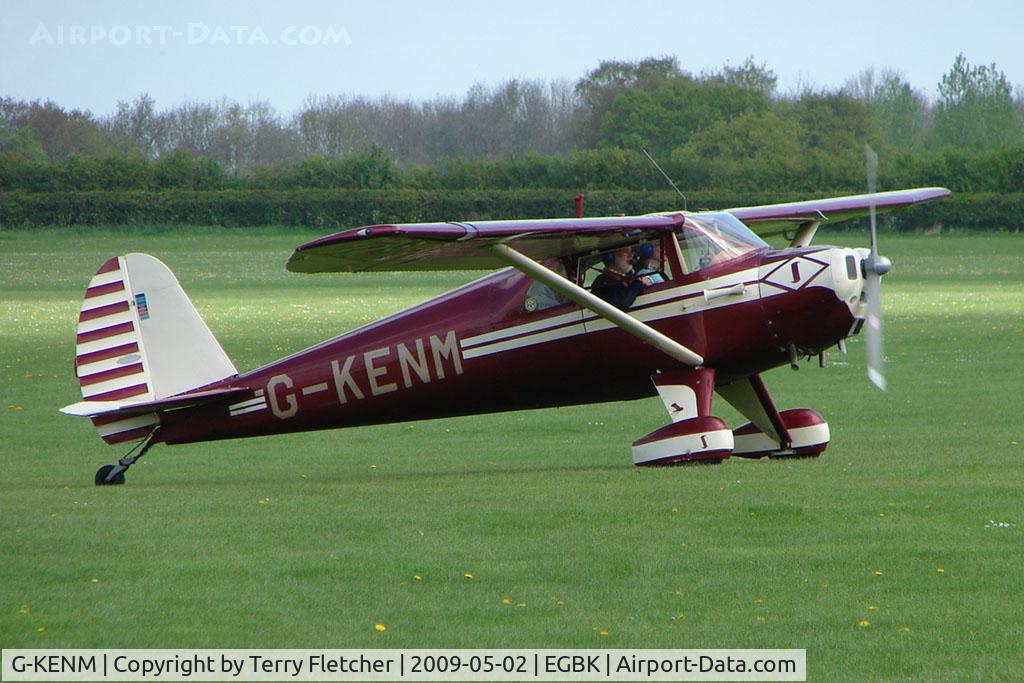 G-KENM, 1946 Luscombe 8E Silvaire C/N 2908, 1946 Luscombe 8E on the first day of the Luscombe and Cessna Historic Weekend Fly-in at Sywell UK