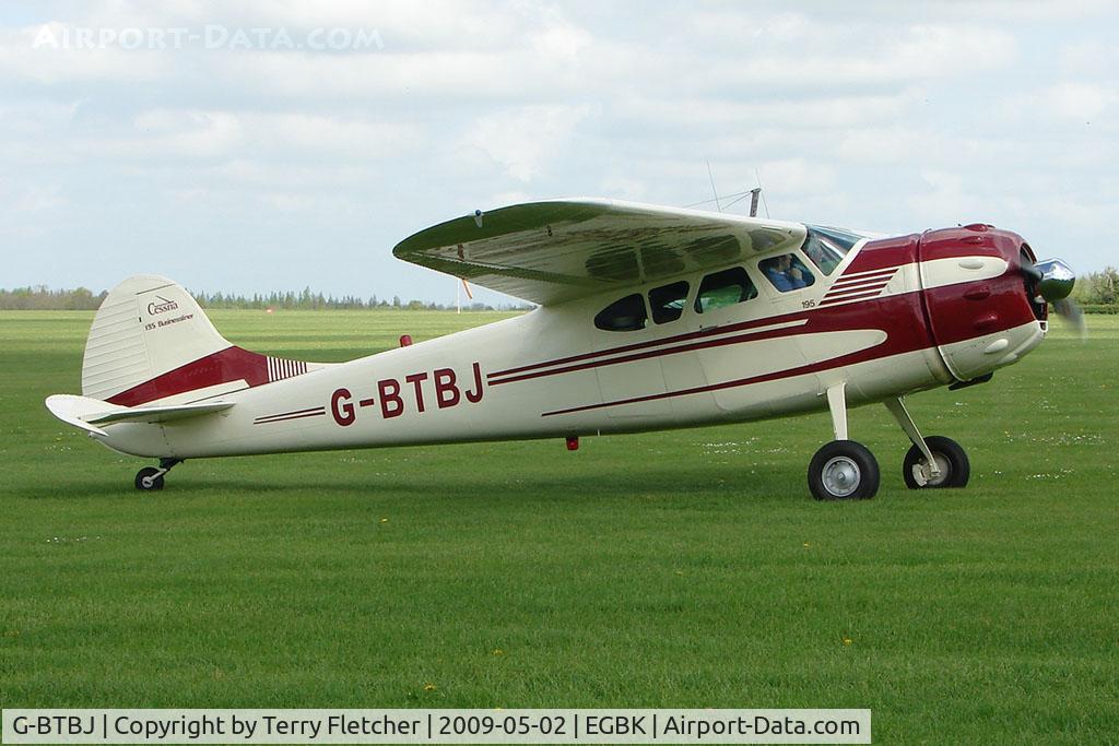 G-BTBJ, 1952 Cessna 190B C/N 16046, 1952 Cessna 190 on the first day of the Luscombe and Cessna Historic Weekend Fly-in at Sywell UK