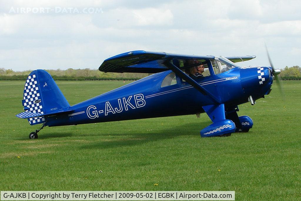 G-AJKB, 1946 Luscombe 8E Silvaire C/N 3058, 1946 Luscombe 8E on the first day of the Luscombe and Cessna Historic Weekend Fly-in at Sywell UK